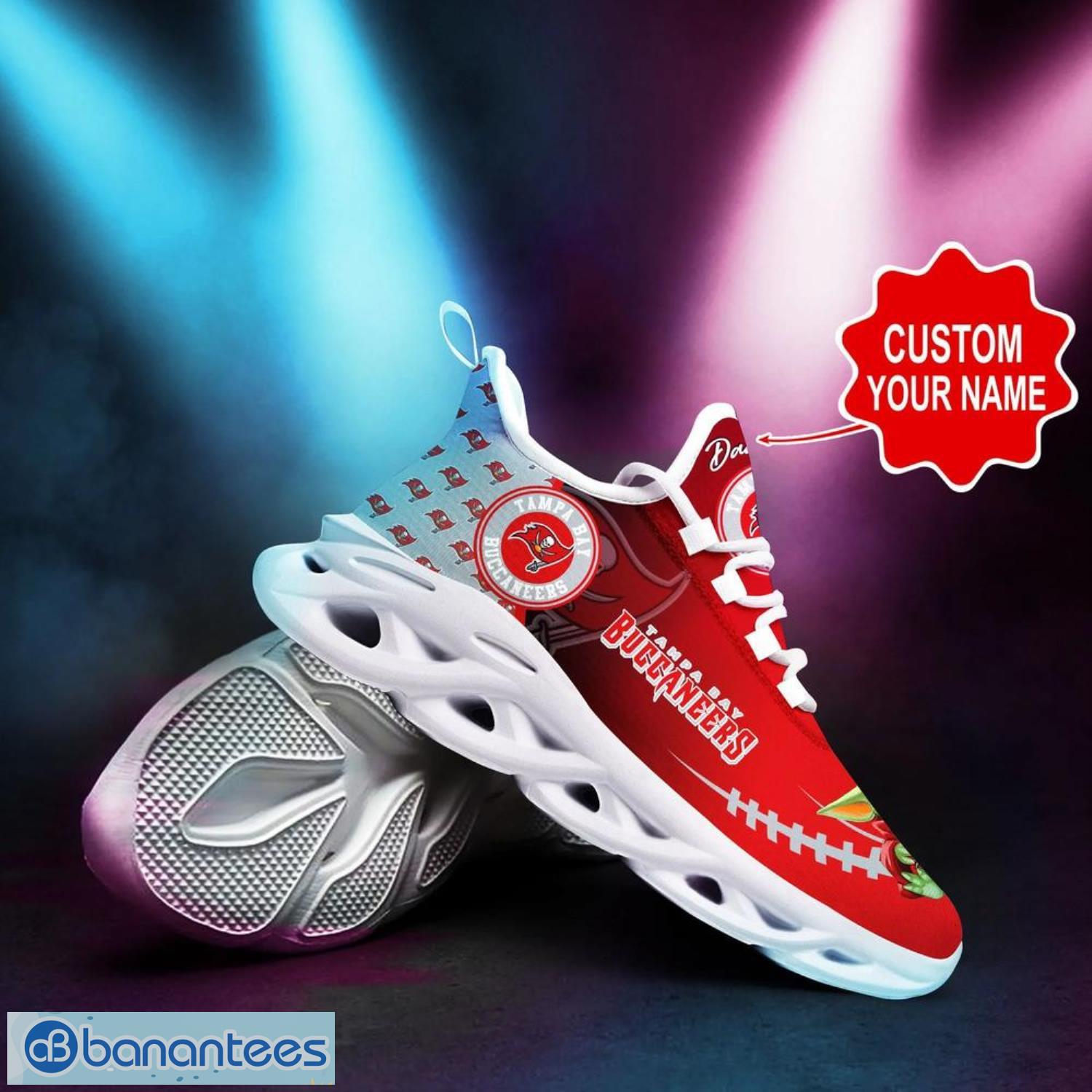 Tampa Bay Buccaneers NFL Max Soul Shoes Custom Name Yoda Lover Gift Running Sneakers Product Photo 2