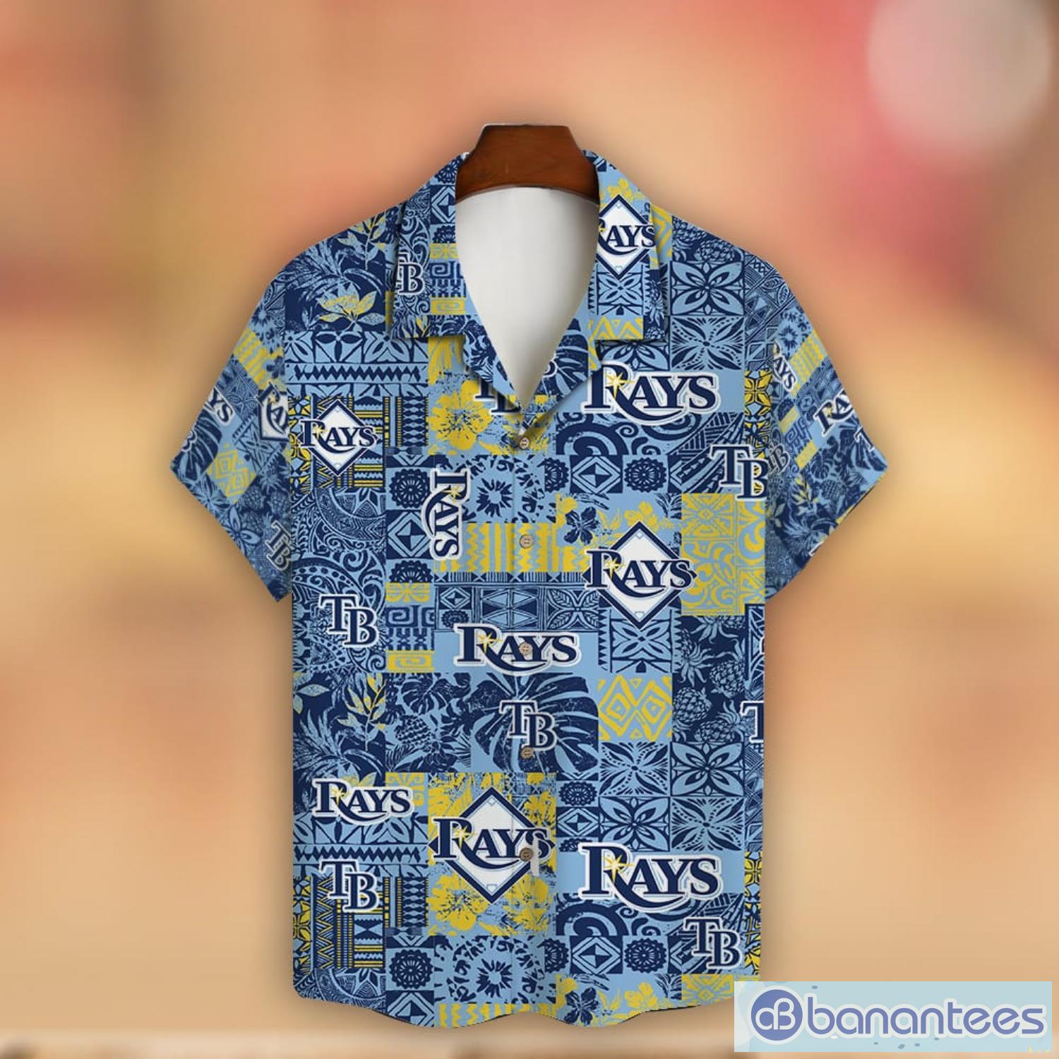 Tampa Bay Rays Major League Baseball All Over Print Hawaiian Shirt Product Photo 2