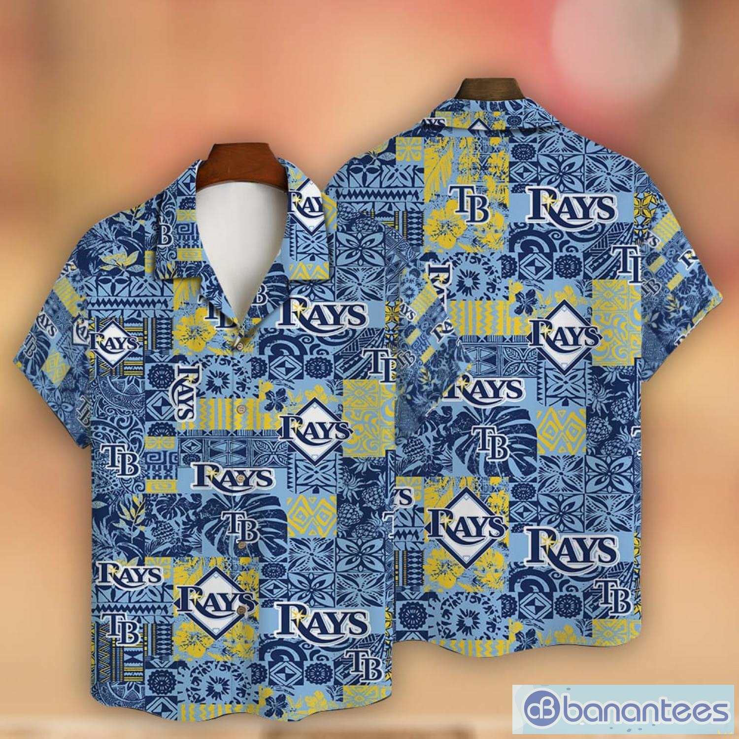 Tampa Bay Rays Major League Baseball All Over Print Hawaiian Shirt Product Photo 1