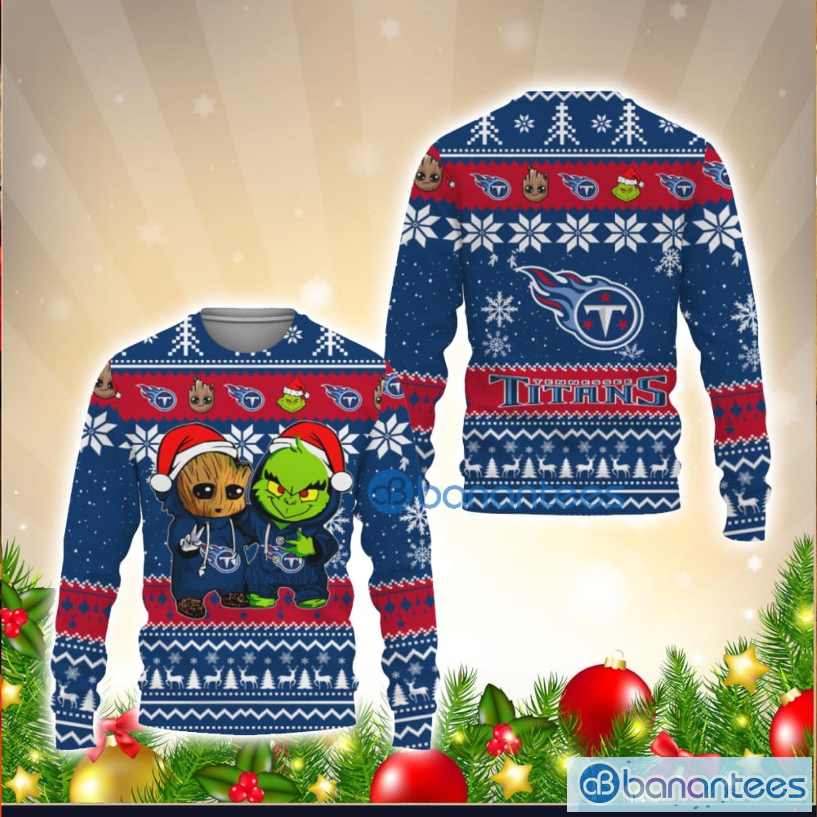 Tennessee Titans Basic Ugly Christmas Sweater - Banantees