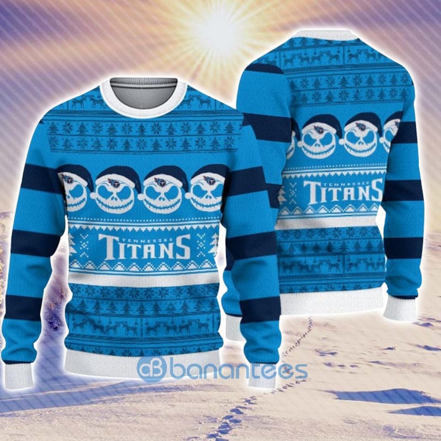 Tennessee Titans Jack Skellington Ugly Sweater