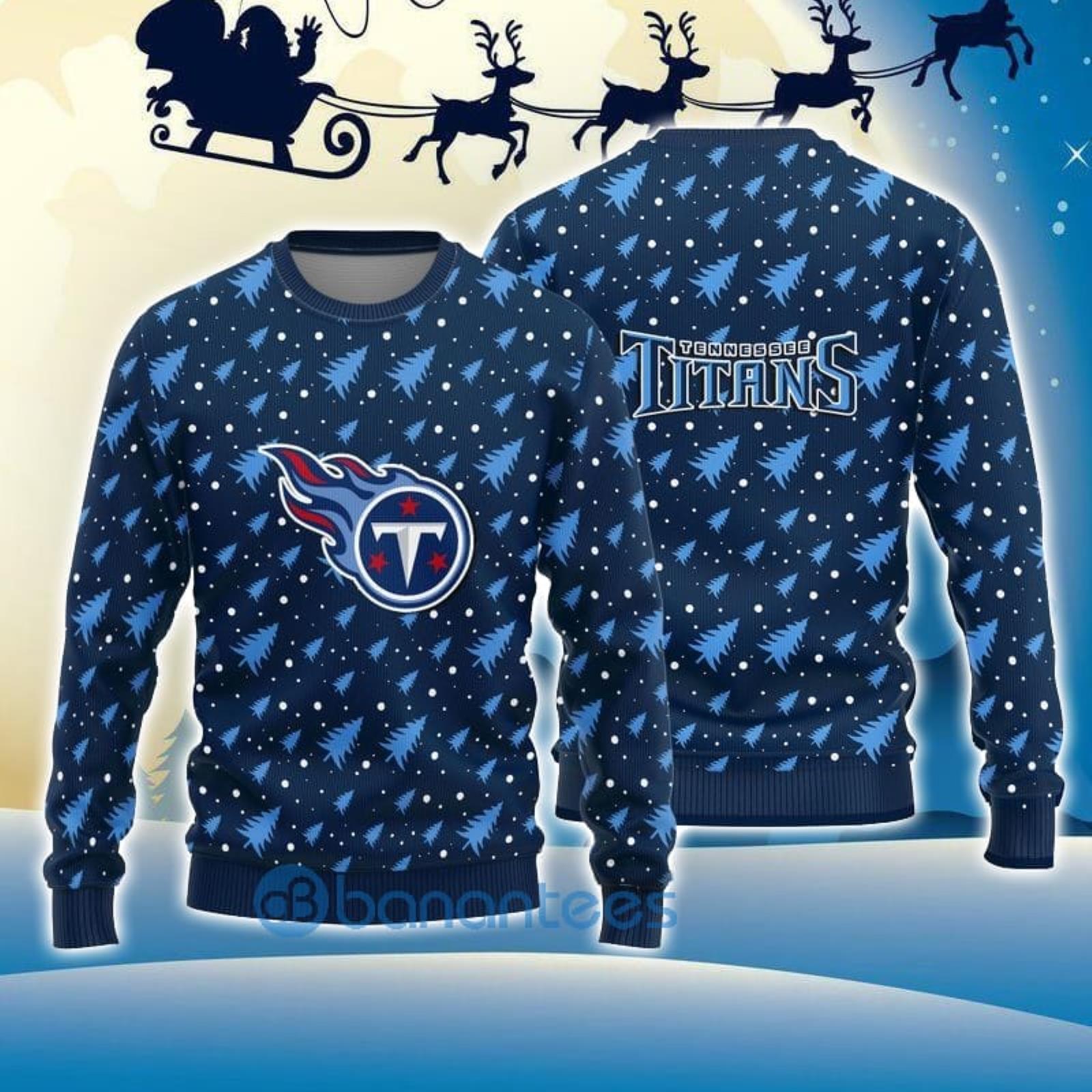 Tennessee Titans NFL Big Logo Ugly Christmas Sweater Gift For Fans -  Banantees