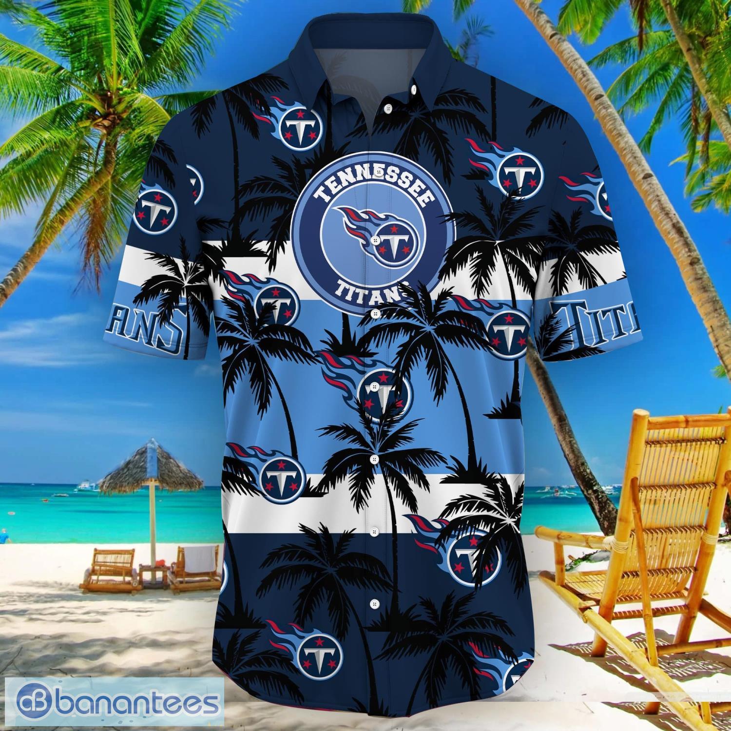 Titans Tropical Short-Sleeve Hawaiian Shirt For Fan Men Full Size S-5XL |