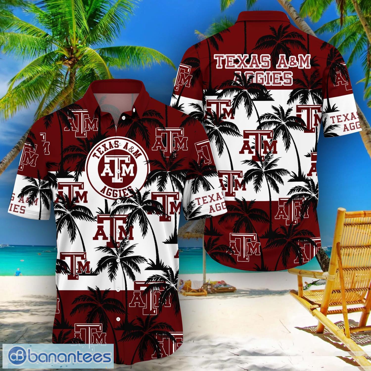 Texas A&m Aggies Hawaiian Shirt Summer Gift - Banantees