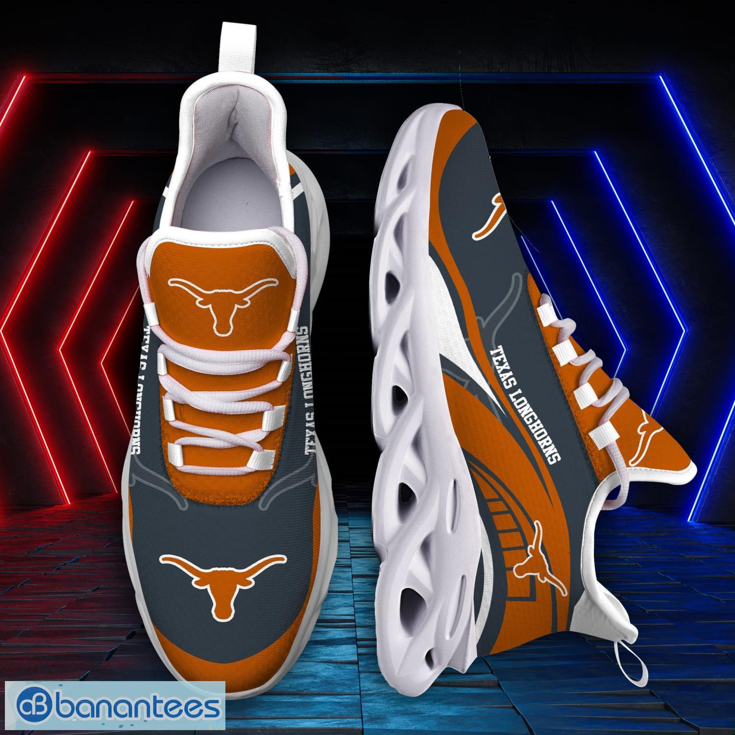 Texas Longhorns Sneakers Max Soul Sneakers Sport Gift For Men And Women - Texas Longhorns Sneakers Max Soul Trending Summer 51190_4