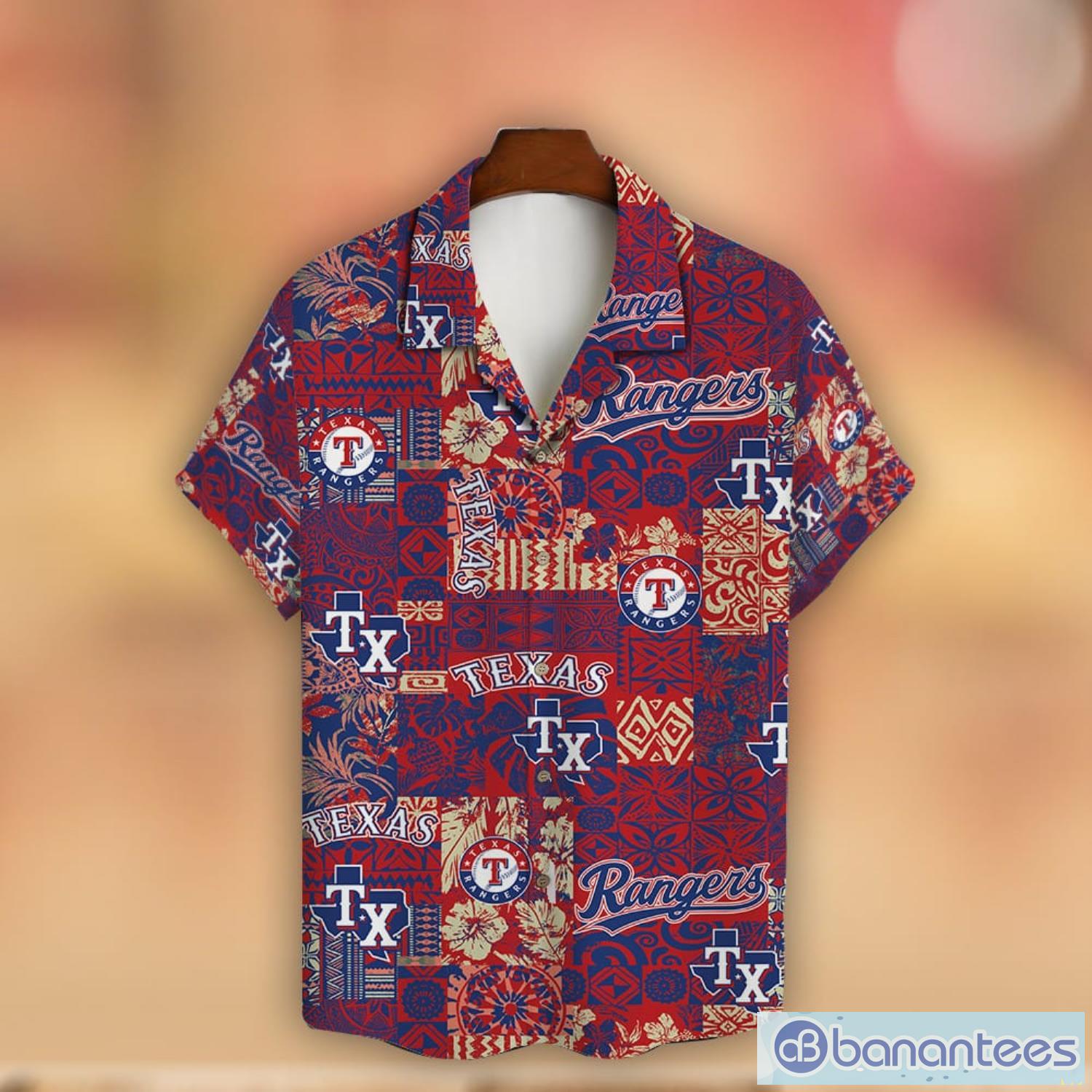 Texas Rangers Major League Baseball All Over Print Hawaiian Shirt Beach Lover Summer Gift Product Photo 2