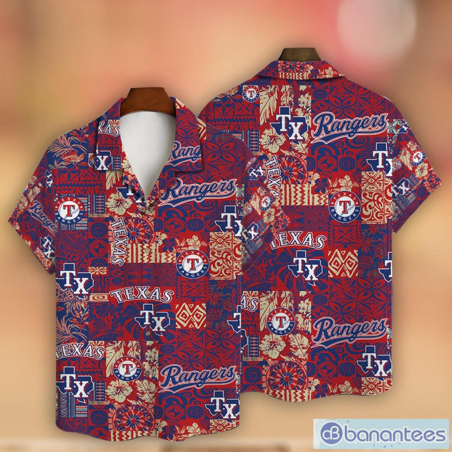 Texas Rangers Major League Baseball All Over Print Hawaiian Shirt Beach Lover Summer Gift Product Photo 1
