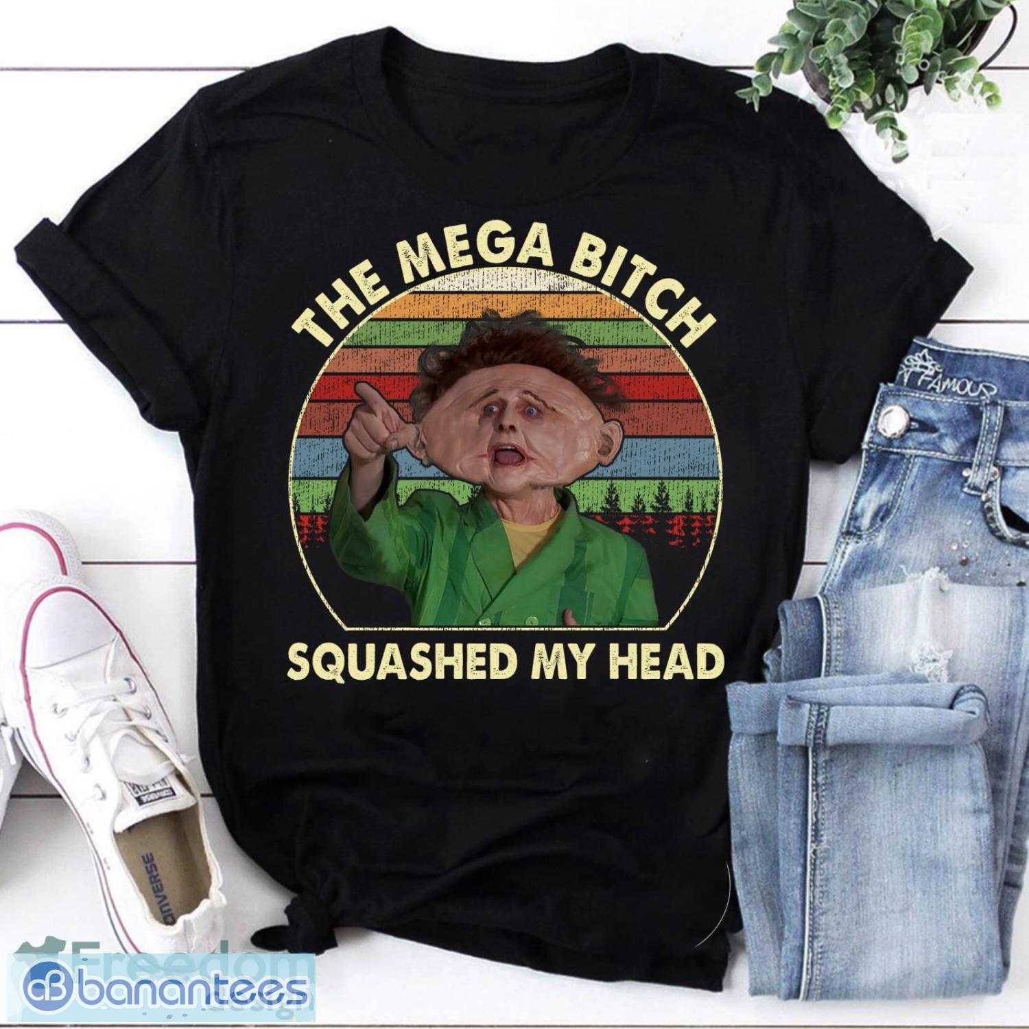 The Mega Bitch Squashed My Head Vintage T-Shirt, Drop Dead Fred Movies Shirt, Drop Dead Fred Shirt Product Photo 1