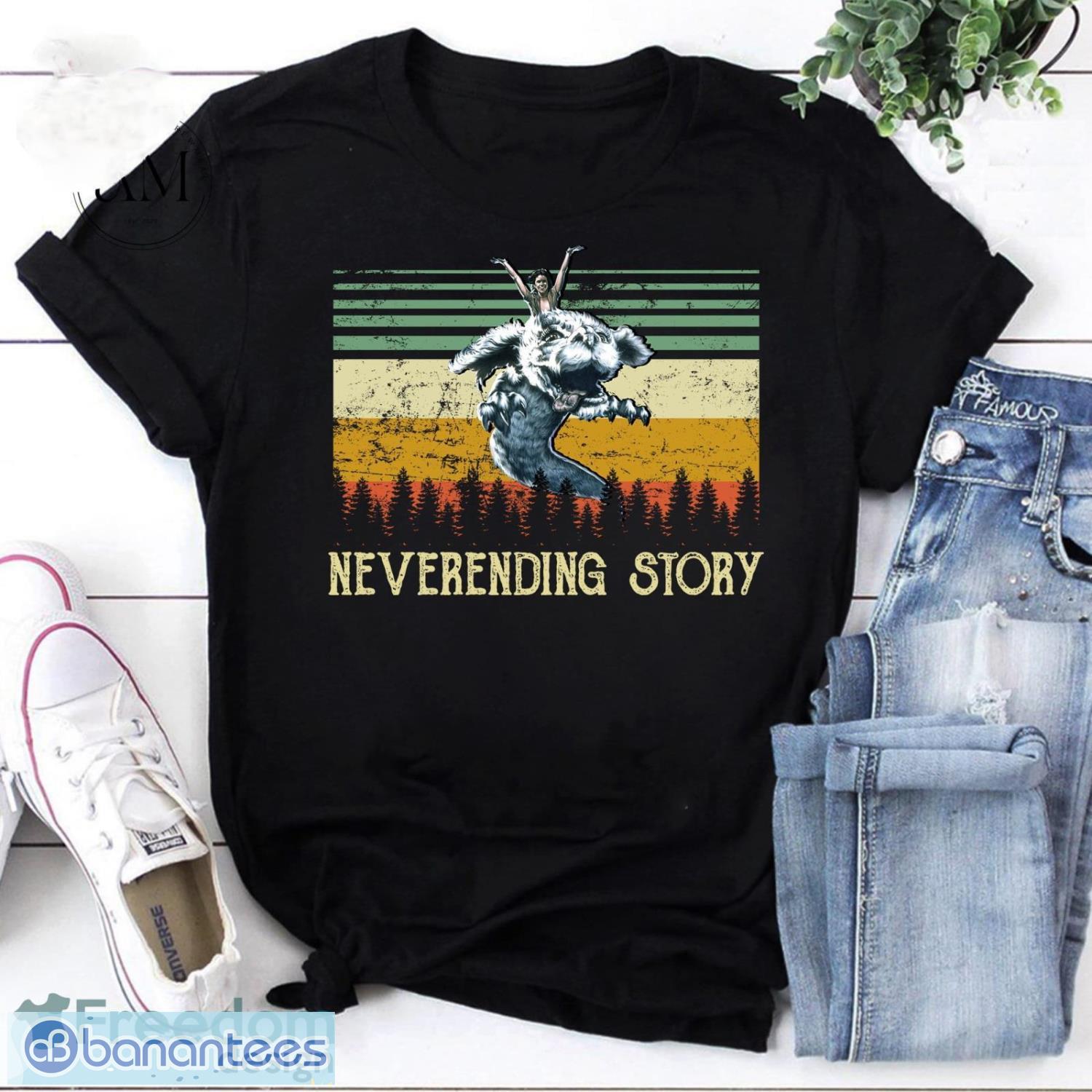 The Neverending Story Vintage T-Shirt, The Neverending Story Shirt, Neverending Story Shirt Product Photo 1