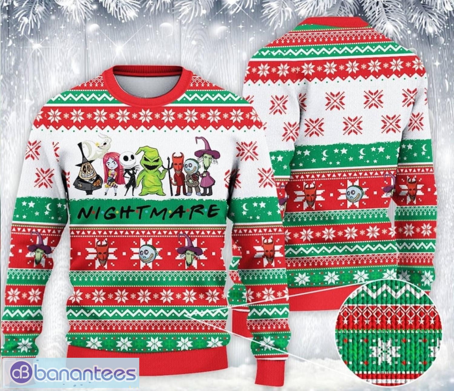 The Nightmare Before Christmas Ugly Christmas Sweater Xmas Gifts Product Photo 1