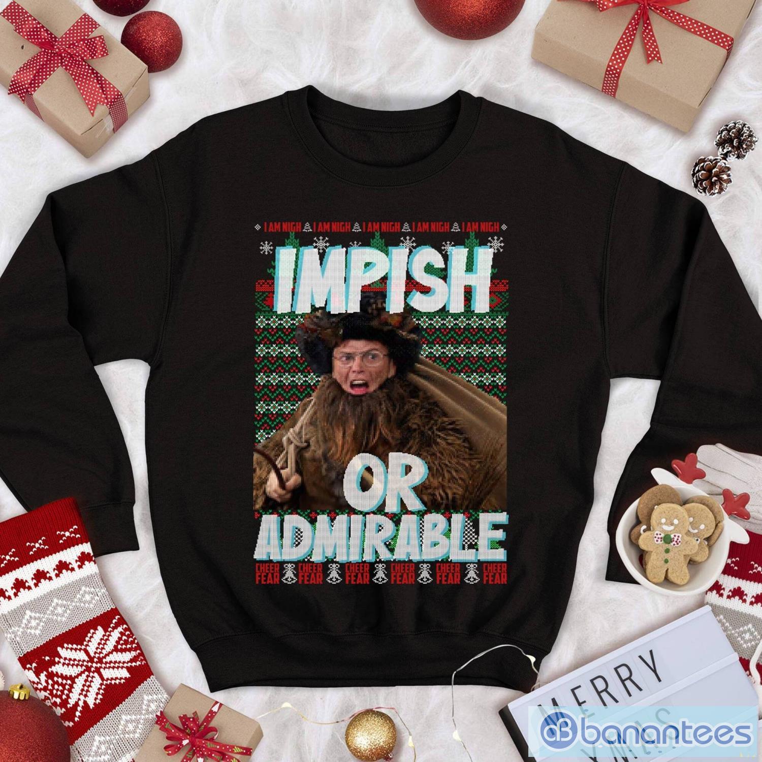 the office chirstmas sweater dwight schrute i am nigh impish or admirable sweatshirt christmas movies sweater image The Office Chirstmas Sweater Dwight Schrute I Am Nigh Impish Or Admirable Sweatshirt Christmas Movies Sweater Product Photo 1