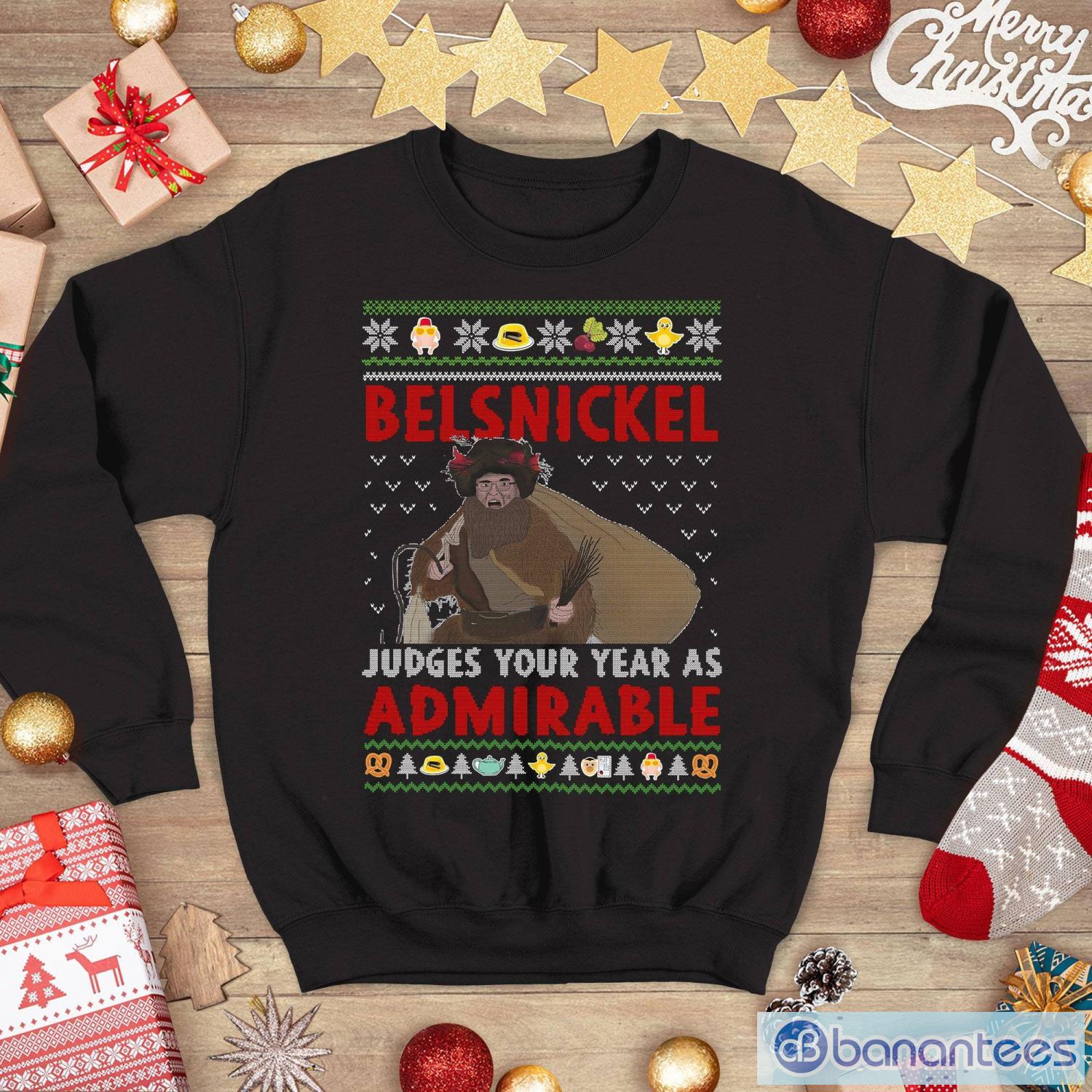 the office sweatshirt dwight schrute shirt belsnickel judges your year as admirable shirt christmas xmas gifts image The Office Sweatshirt Dwight Schrute Shirt Belsnickel Judges Your Year As Admirable Shirt Christmas Xmas Gifts Product Photo 1