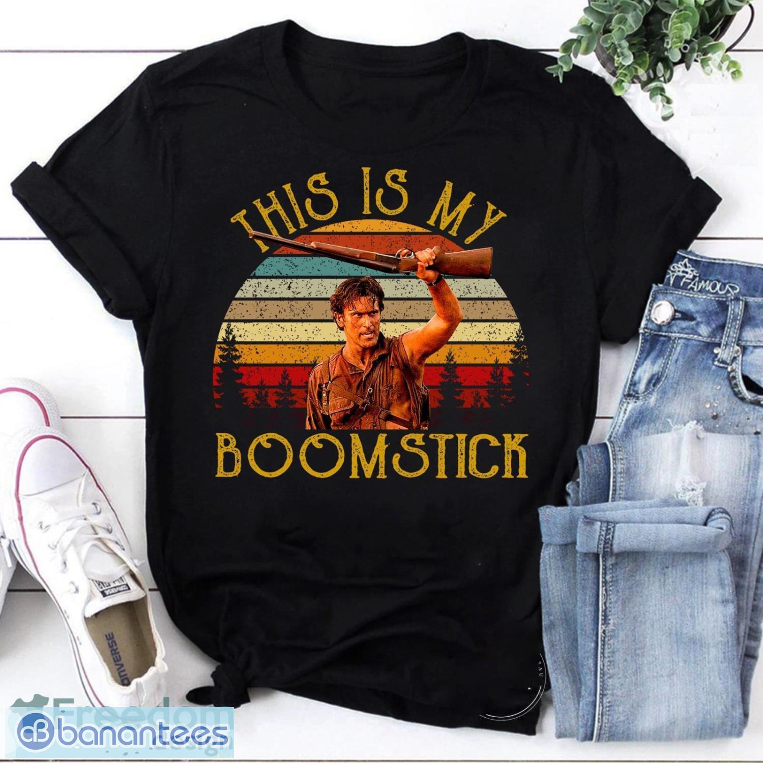 This Is My Boomstick Vintage T-Shirt, Army of Darkness Movies Shirt, Army of Darkness Shirt, Ash Williams Shirt Product Photo 1