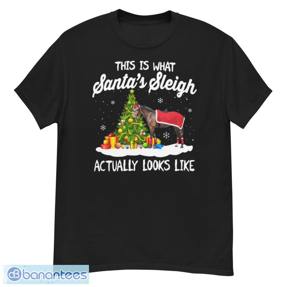 This Is What Santa's Sleigh Actually Looks Like Christmas Sweater Shirt - G500 Men’s Classic T-Shirt