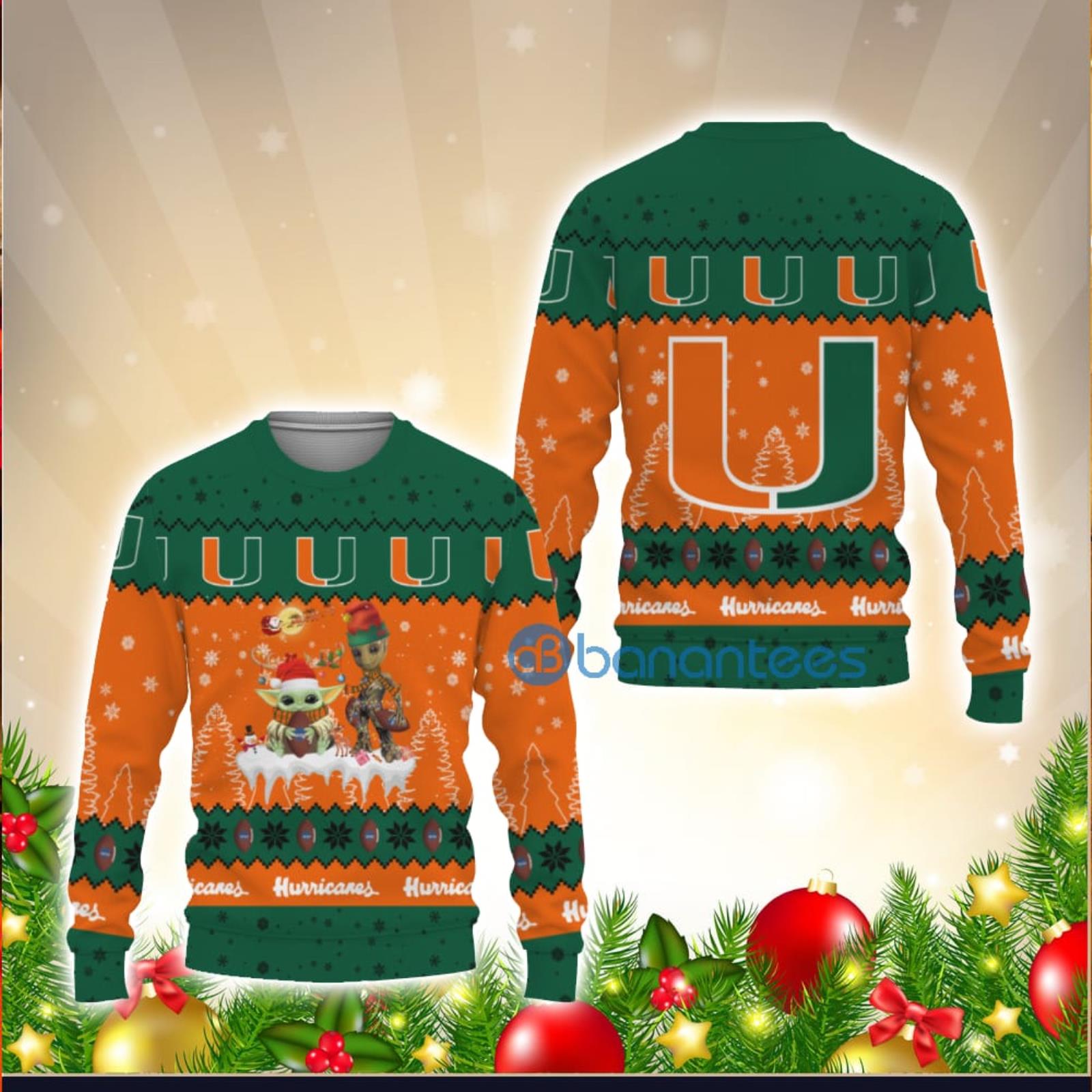 Chimney Miami Dolphins Ugly Christmas Sweater