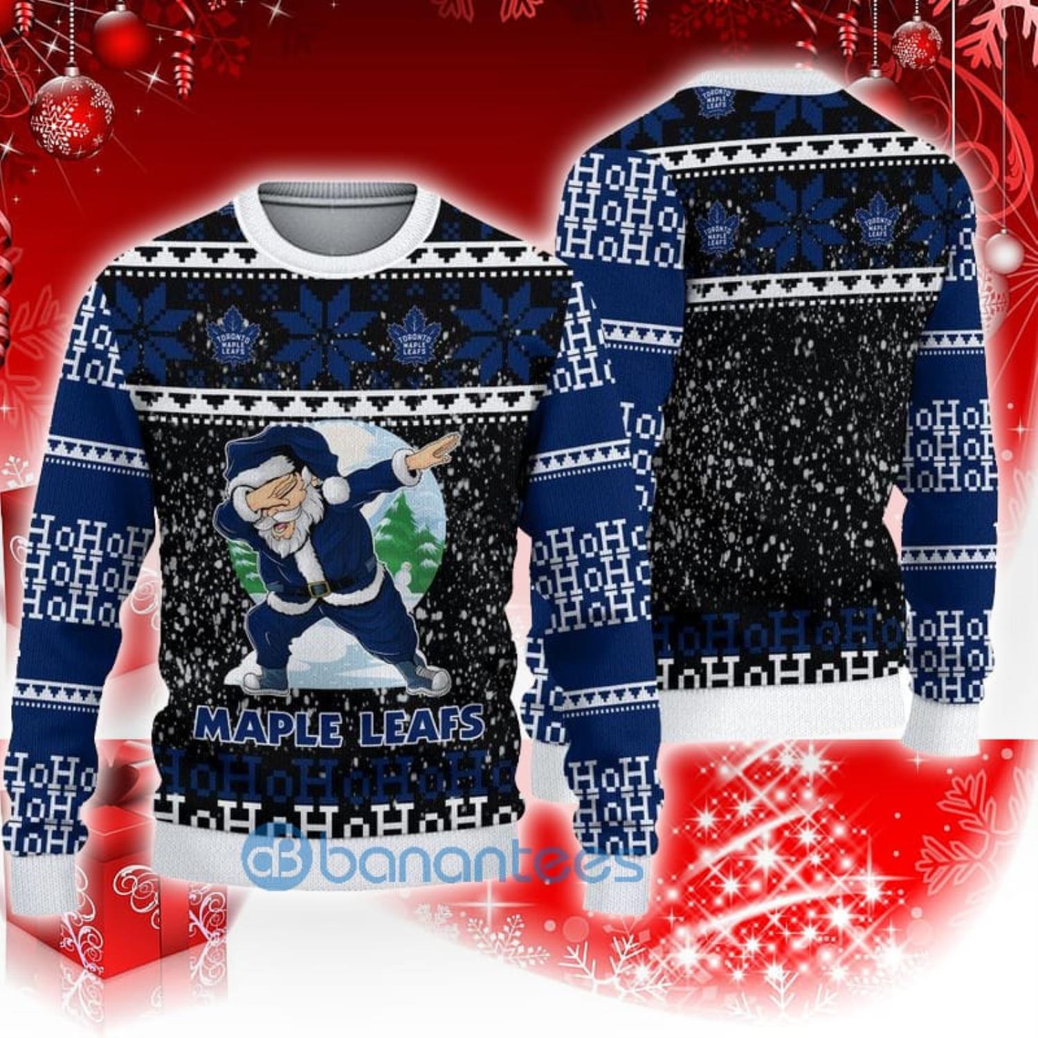 Toronto Maple Leafs Christmas Pattern Ugly Christmas Sweater