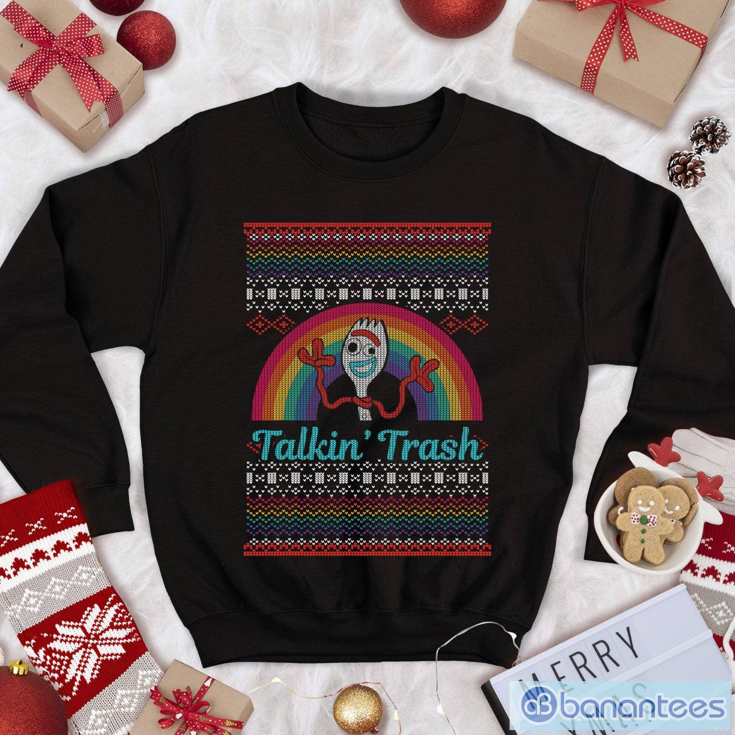 toy story christmas sweatshirt forky christmas sweatshirt forky talkin trash disneyland sweatshirt image Toy Story Christmas Sweatshirt Forky Christmas Sweatshirt Forky Talkin