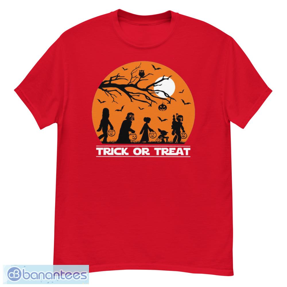 Trick Or Treat Star Wars Halloween Moon Light T-Shirt - G500 Men’s Classic T-Shirt-1
