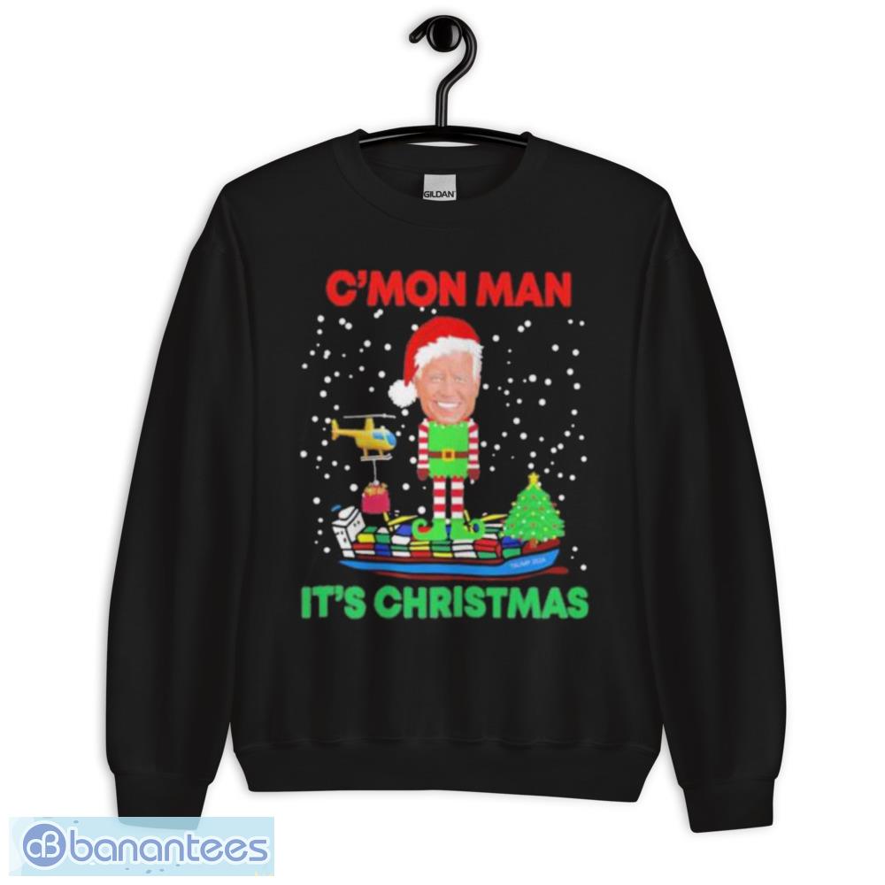 trump 2024 santa joe biden cmon man its christmas shirt 2 image Trump 2024 Santa Joe Biden C'mon Man It's Christmas Shirt Product Photo