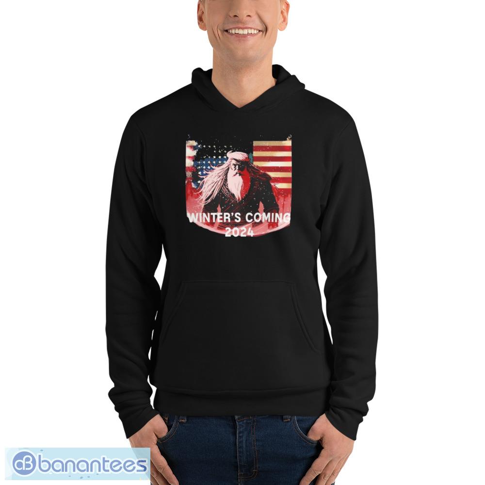 Trump 2024, Winters Coming T-Shirt - Unisex Fleece Pullover Hoodie Trump 2024, Winters Coming T-Shirt - Unisex Fleece Pullover Hoodie