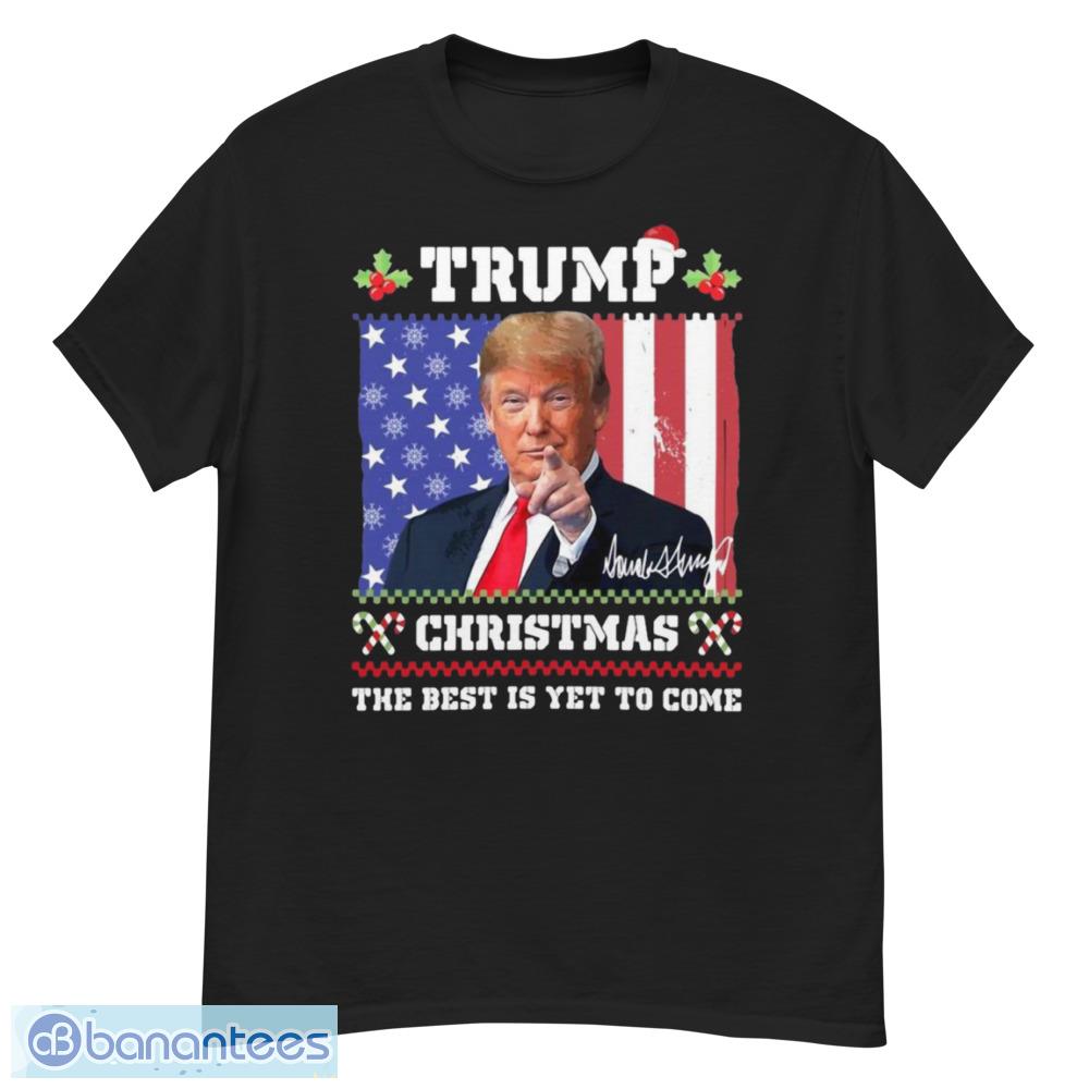 Trump Christmas Donald Trump 4547 Trump 2024 Langarmshirt Sweater Shirt - G500 Men’s Classic T-Shirt