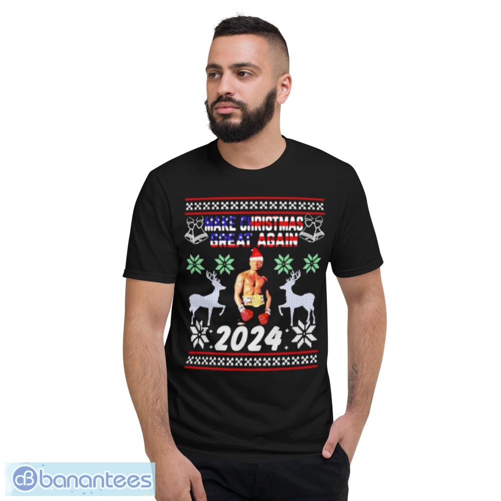 Trump Make Christmas Great Again 2024 T-Shirt - Short Sleeve T-Shirt