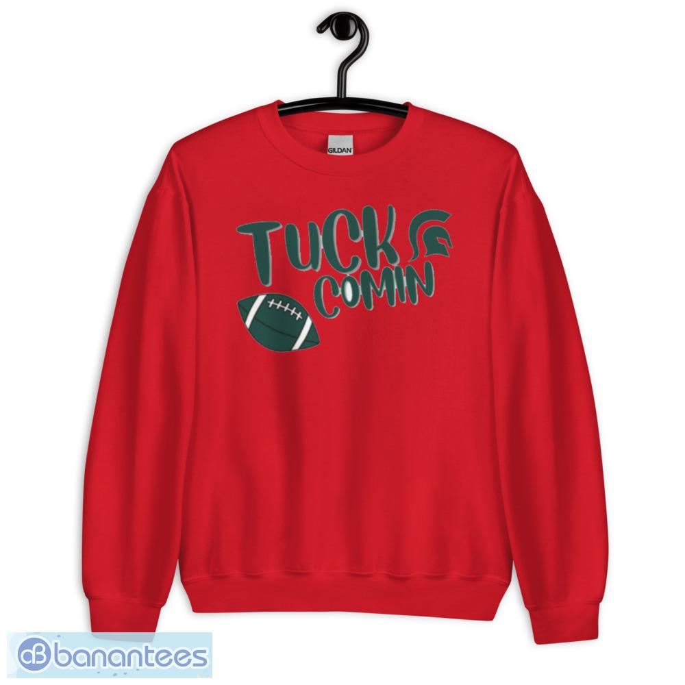 tuck comin michigan football coach fan gift t shirt 3 image Tuck Comin Michigan Football Coach Fan Gift T Shirt - Unisex Heavy Blend Crewneck Sweatshirt