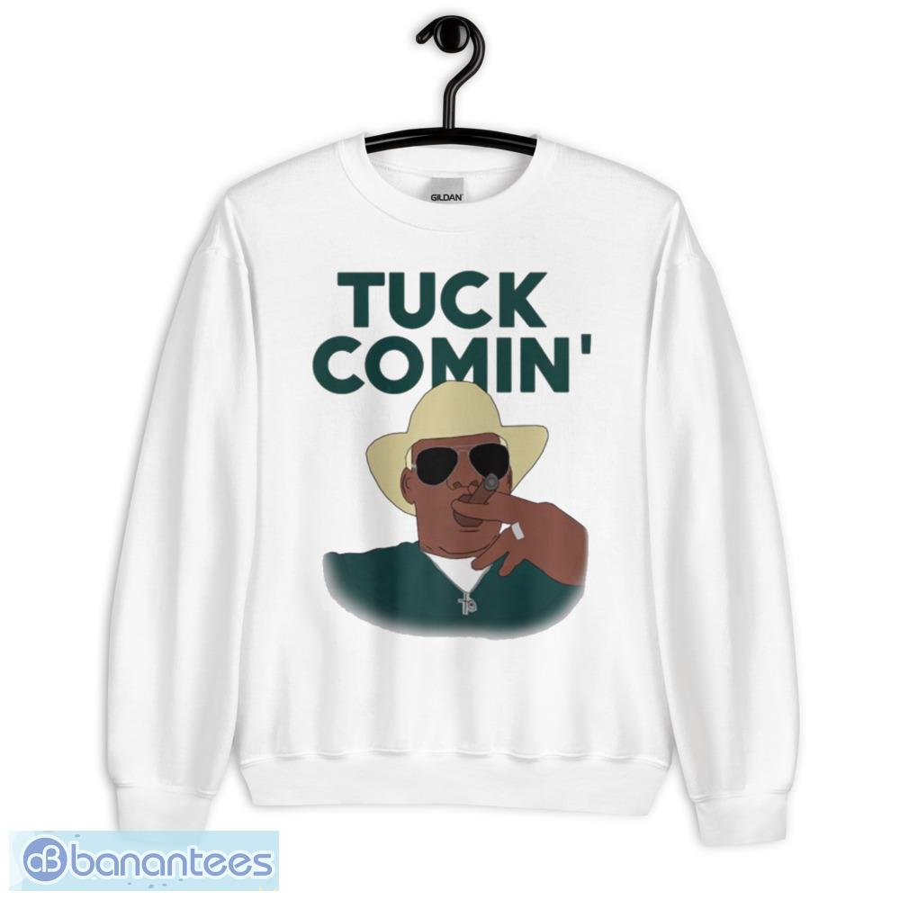 tuck comin michigan state football t shirt 2 image Tuck Comin’ Michigan State Football T-Shirt - Unisex Heavy Blend Crewneck Sweatshirt-2