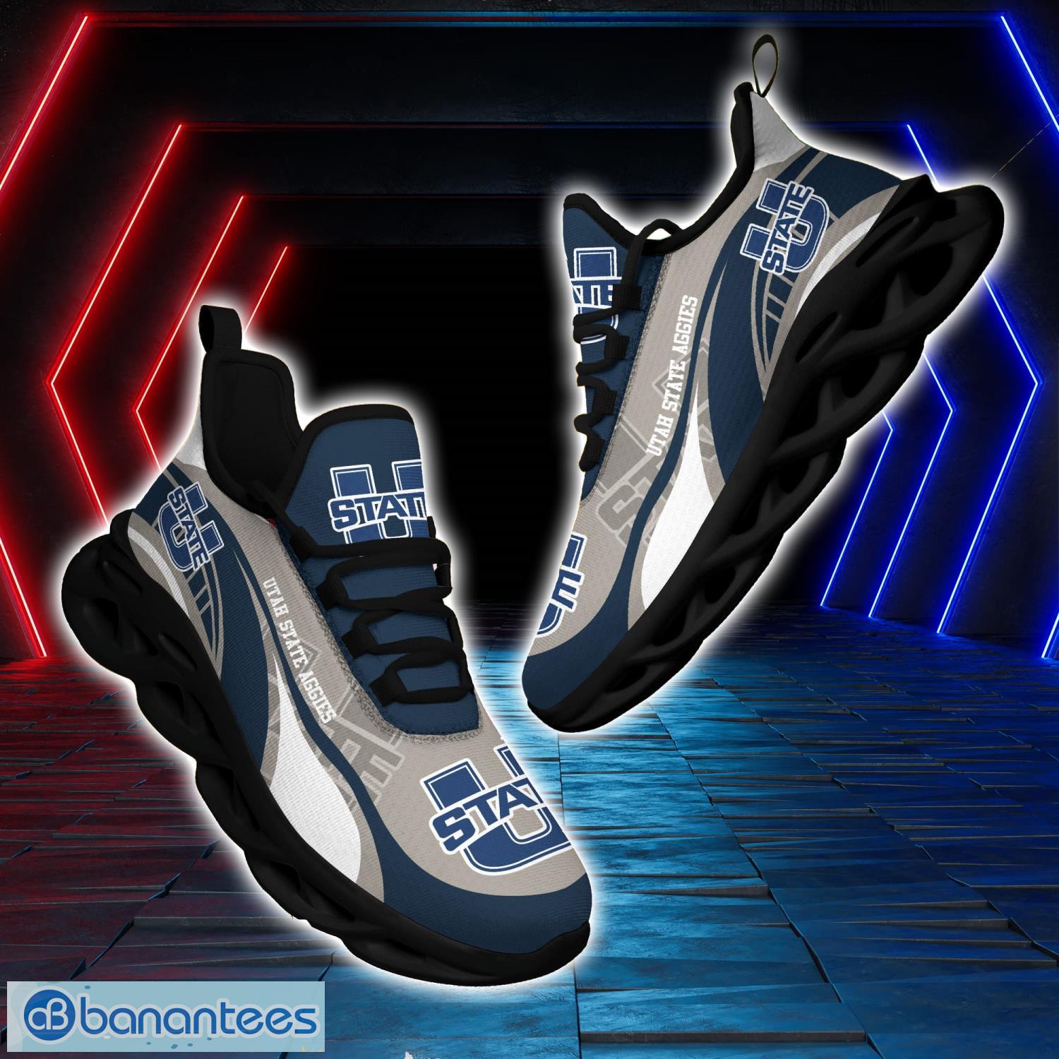 Utah State Aggies Sneakers Max Soul Sneakers Sport Gift For Men And Women - Utah State Aggies Sneakers Max Soul Trending Summer 51190_5