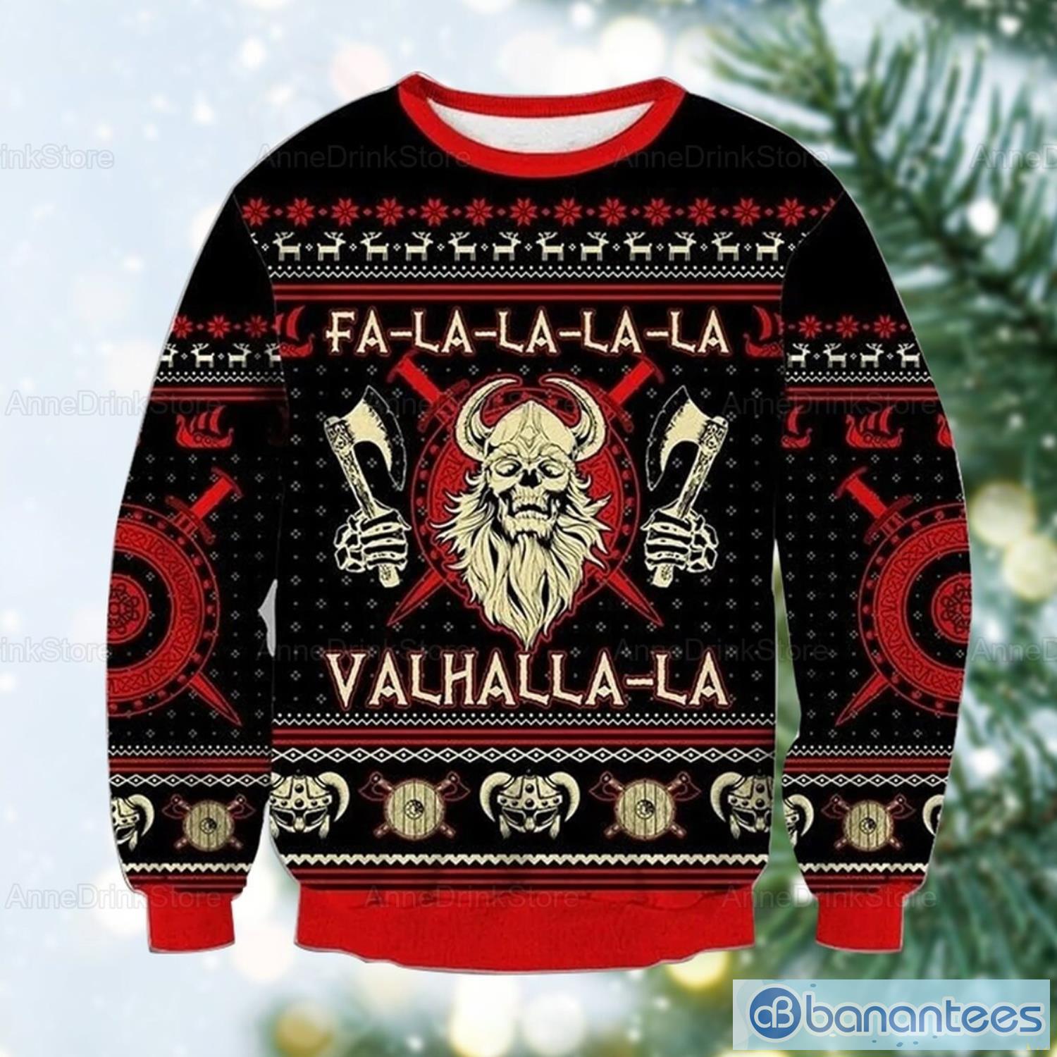 Viking Ugly Christmas Sweater Xmas Christmas Gift Vacation Gifts Product Photo 1