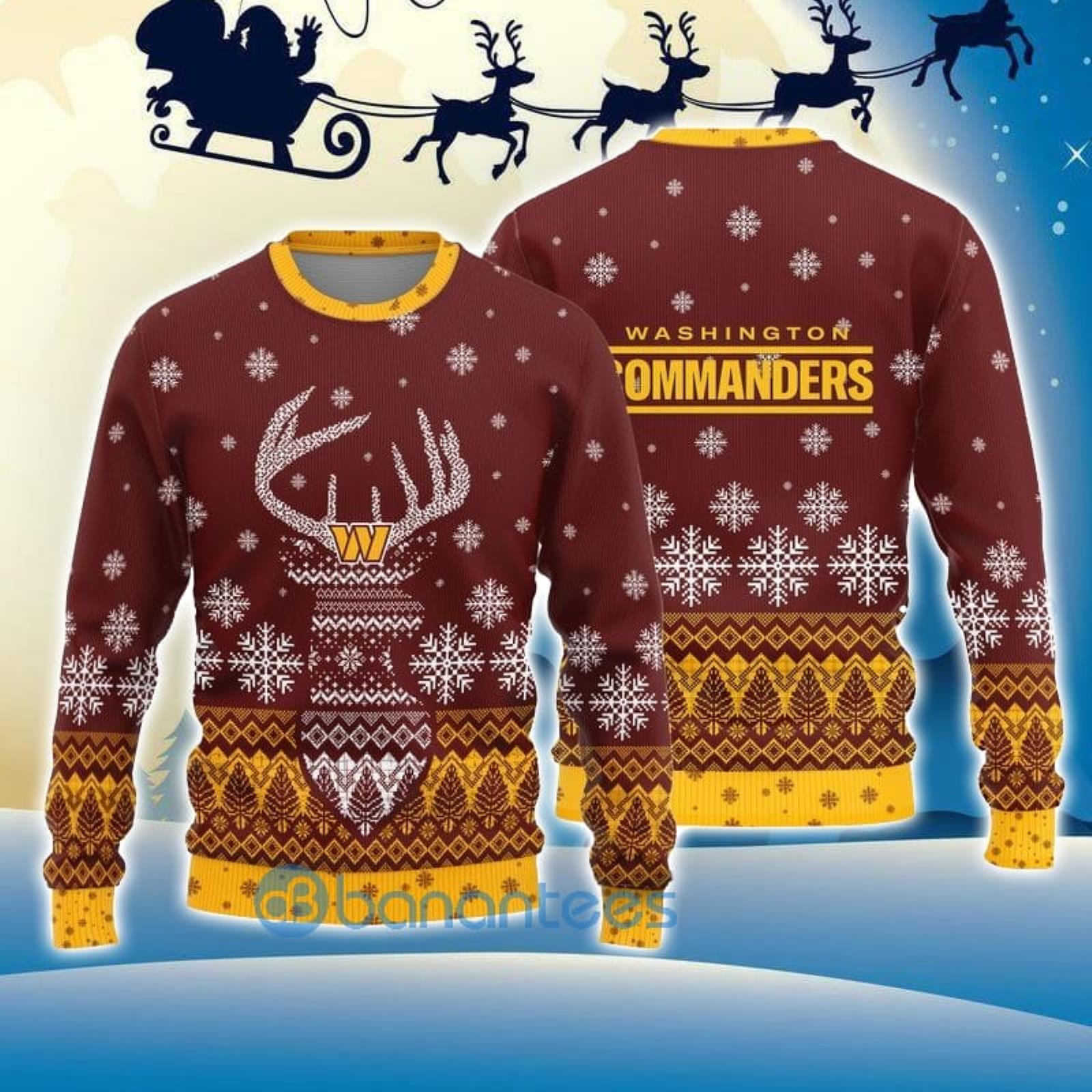 Commanders Sweater Unique Washington Commanders Gifts