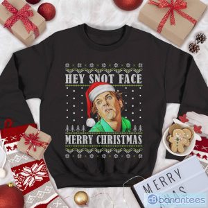 Hey Snot Face Merry Christmas Christmas Sweatshirt Product Photo 1