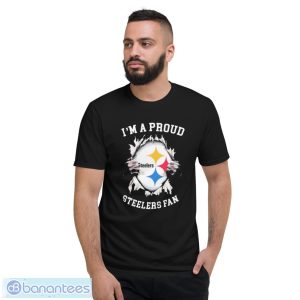 Blood Inside Me Pittsburgh Steelers S Fan Till I Die Shirt - Short Sleeve T-Shirt
