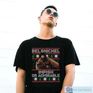 Belsnickel Impish Or Admirable Movie Quotes T-shirt, Dwight Schrute Ugly Christmas Sweater - G500 Gildan T-Shirt