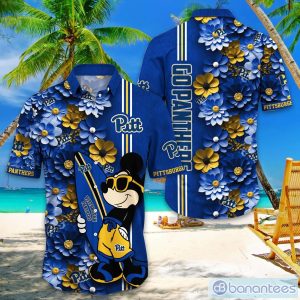 Pittsburgh Panthers Hawaiian Shirt Mickey Love Surfing Trending Summer Gift Product Photo 1