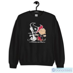 Houston Texans Charlie Brown Snoopy Houston Texans T-Shirt - Unisex Crewneck Sweatshirt