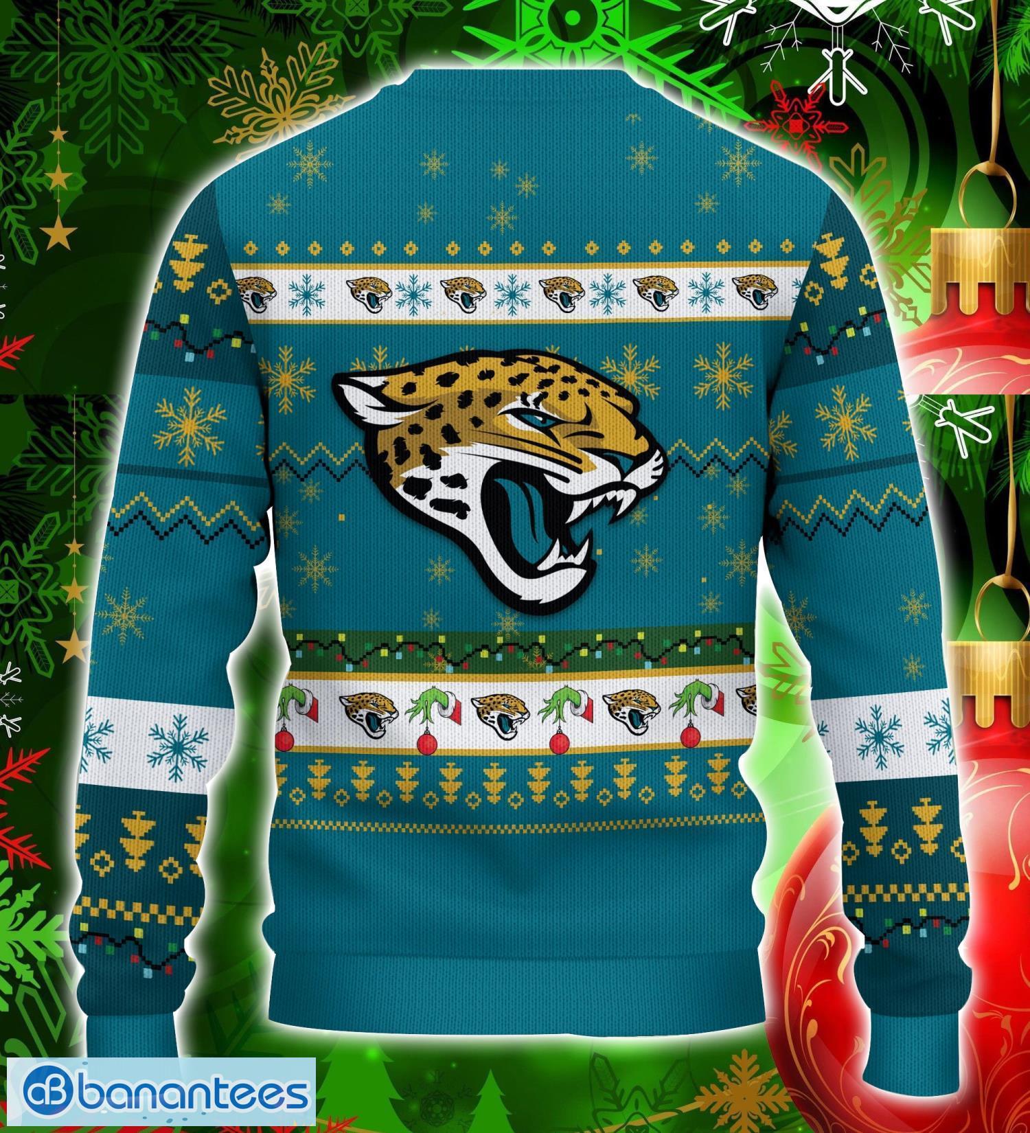 Jacksonville Jaguars NFL Grinch Hand Funny Christmas Gift Ugly Christmas Sweater Gift Ideas For Fans Product Photo 1