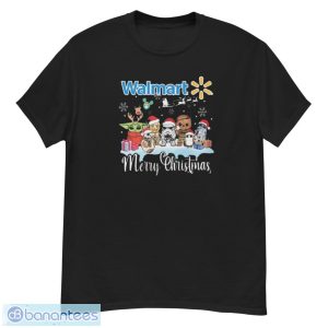 Baby Yoda Reindeer And Star War Characters Santa Walmart Merry Christmas Shirt - G500 Men’s Classic T-Shirt