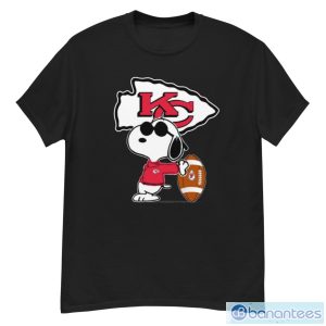 Kansas City Chiefs Nfl X Snoopy Dog Peanuts Unisex Adult T-Shirt - G500 Men’s Classic T-Shirt