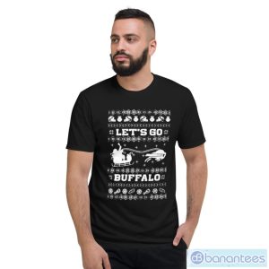 Let Go Buffalo Bills Ugly Christmas Shirt - Short Sleeve T-Shirt