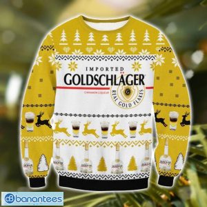 GoldschlÃ¤ger 3D Ugly Christmas Sweater Christmas Gift Product Photo 1