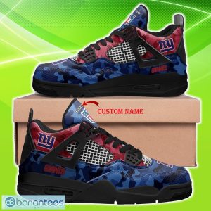 Camo Best York Giants Custom Name Air Jordan 4 Shoes Camo Best For Men And Women Gift Fans - New York Giants Personalized Jordan 4_2