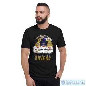 Gnomies Baltimore Ravens Christmas Shirt - Short Sleeve T-Shirt