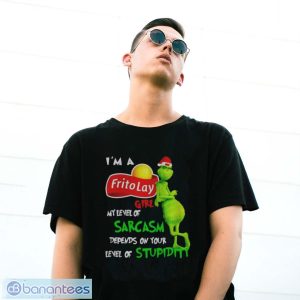 Premium grinch I’m a Frito Lay girl my level of sarcasm Christmas shirt - G500 Gildan T-Shirt