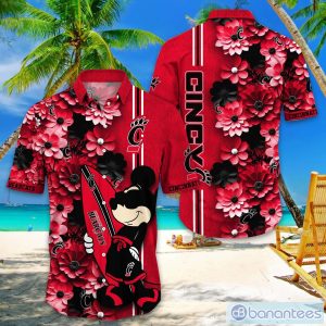 Cincinnati Bearcats Hawaiian Shirt Mickey Love Surfing Trending Summer Gift Product Photo 1