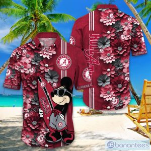 Alabama Crimson Tide Hawaiian Shirt Mickey Love Surfing Trending Summer Gift Product Photo 1