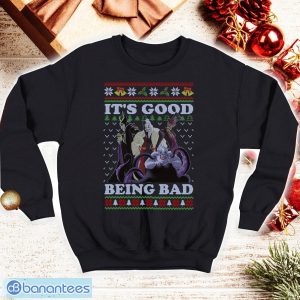 Cartoon Villains Characters Shirt It's Good Being Bad Ugly Christmas Shirt Product Photo 1