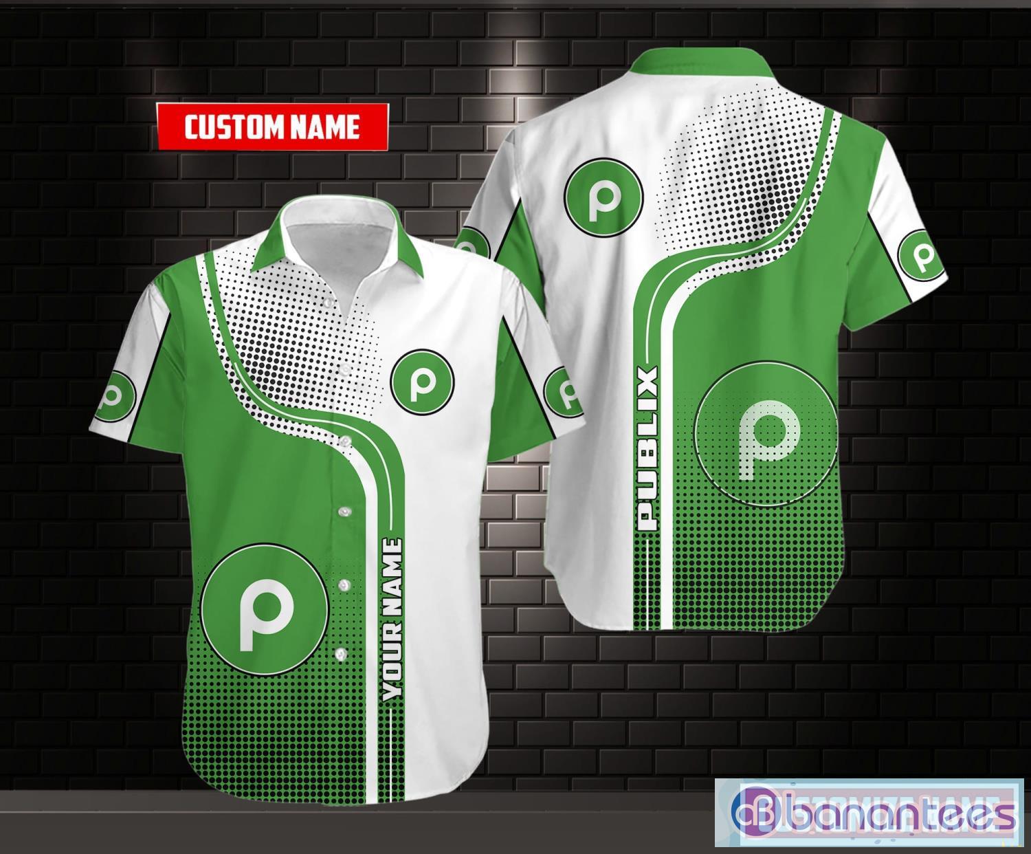 3D All Over Printed Publix Short Sleeve Summer Gift Hawaiian Shirt Beach Gift Custom Name Product Photo 1