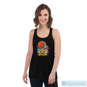 Happy Fall Y’all The Gnomes Cleveland Browns Logo Shirt - Women's Flowy Racerback Tank