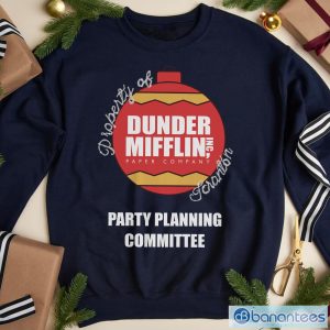 Property Of Dunder Mifflin Paper Company Quotes T-shirt, British TV Sitcom Christmas Shirt Xmas Unisex Gift Product Photo 1